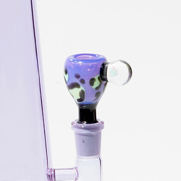 Leopard Bowl Piece - Purple/Green