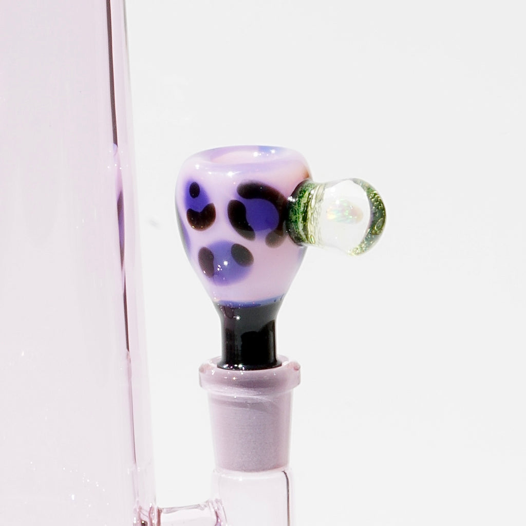 Leopard Bowl Piece - Pink/Purple