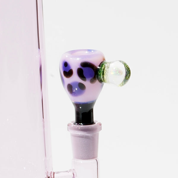 Leopard Bowl Piece - Pink/Purple