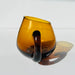 Set of 5 Asymmetrical Amber Mugs