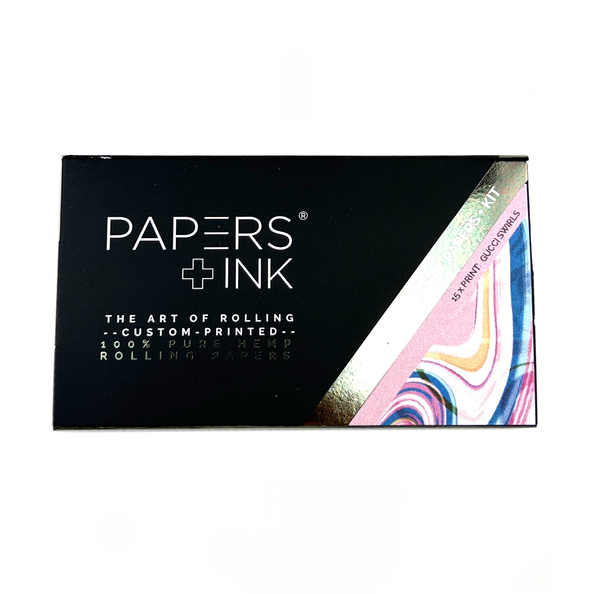 Papers + Ink  organic custom printed rolling papers - GUCCI SWIRLS