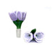 Double Bowl - Lavender Tulips