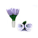 Double Bowl - Lavender Tulips