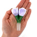 Mimi w/ Double Tulips Bowl - Purple