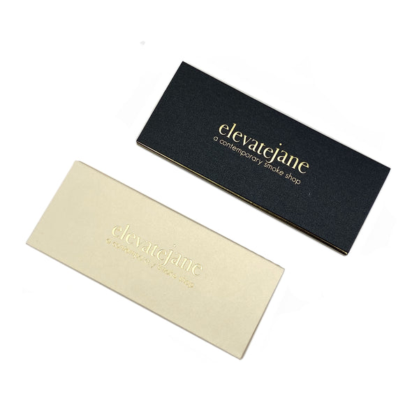 Elevate Jane Rolling Papers Duo - Off-White + Deep Charcoal