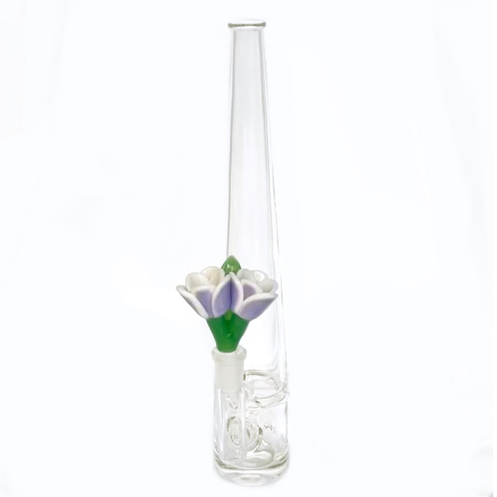 Mimi w/ Double Tulips Bowl - Purple