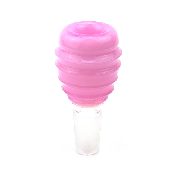 Pink Bowl Piece with Blown-In Screen